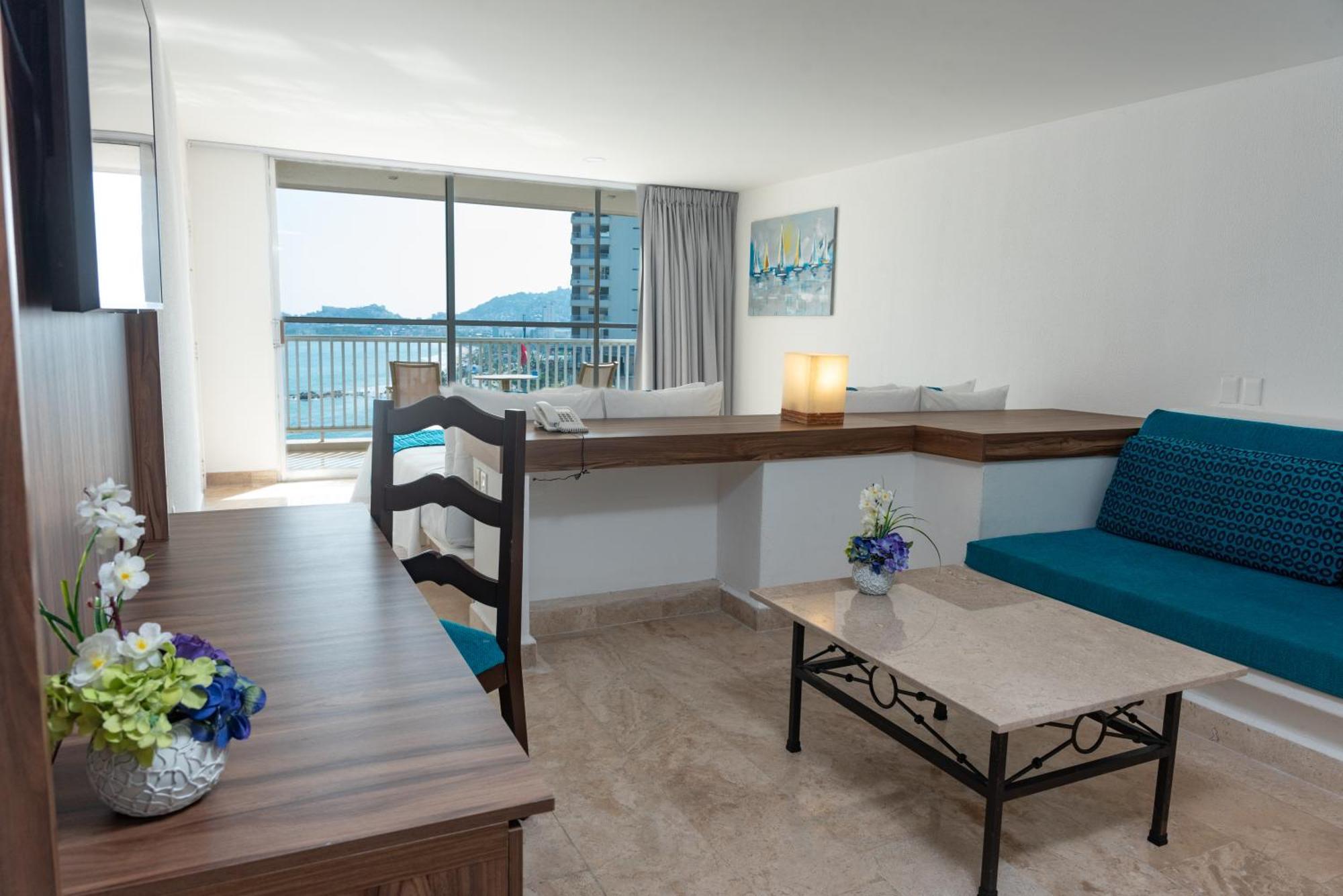 Ritz Acapulco All Inclusive מראה חיצוני תמונה A typical room at the hotel